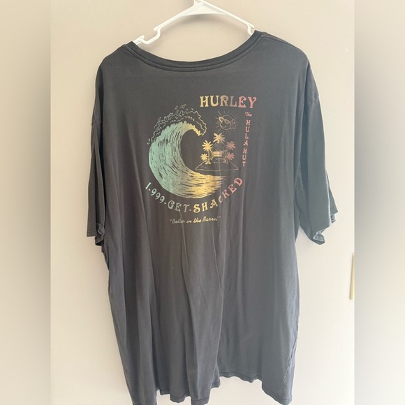 Hurley The Hula Hut T Shirt Men’s SZ XXL Grey Short Sleeve Crew Neck Summer - Picture 5 of 7